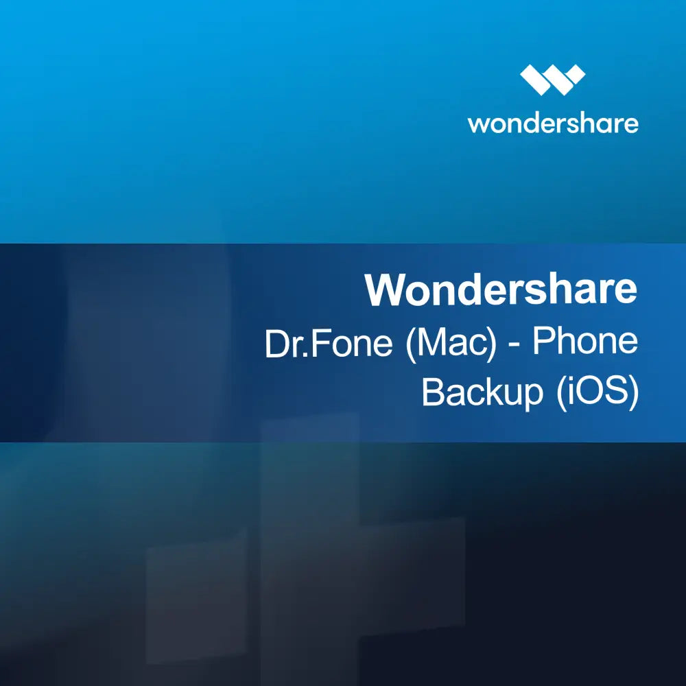 Wondershare Dr.Fone (Mac) - Phone Backup (iOS)